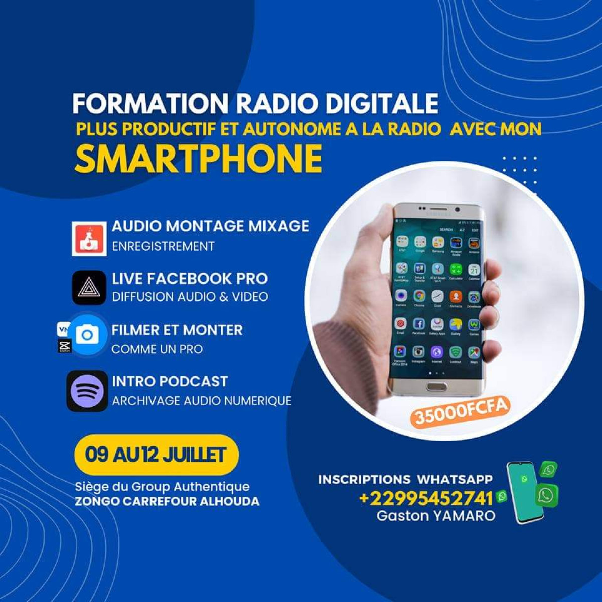 PARAKOU : Inscrivez-vous pour une formation en radio digitale