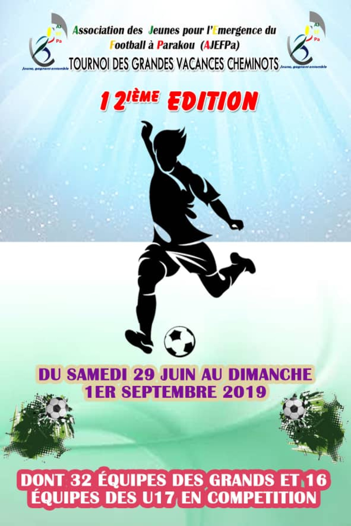 FOOTBALL/ TOURNOI TGV 2019 A PARAKOU : Voici le calendrier complet