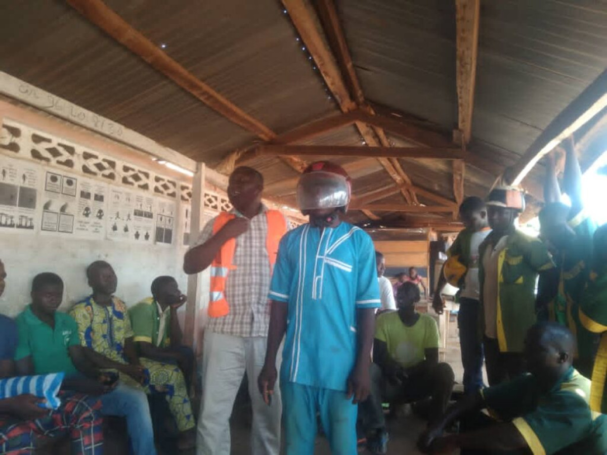 PREVENTION DES INFRACTIONS ROUTIERES DANS LA DONGA : Le Cnsr sensibilise les conducteurs de deux et trois roues de Bassila