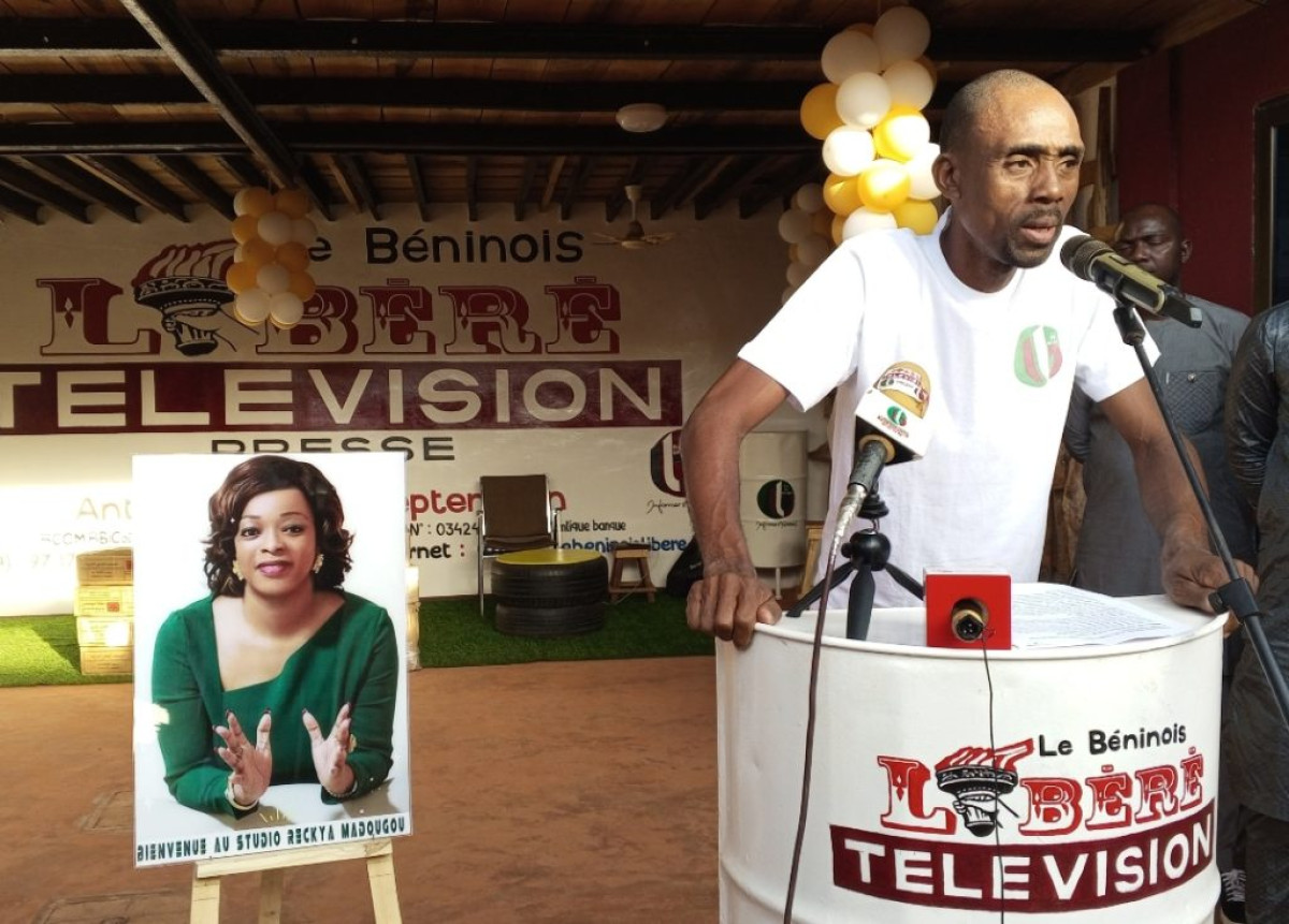 GROUPE DE PRESSE LE BÉNINOIS LIBÉRÉ À PARAKOU : Un studio dénommé Reckya Madougou inauguré