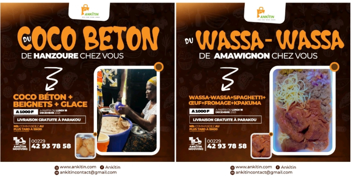 POUR VOUS EVITER LES LONGUES FILES D&rsquo;ATTENTE AUPRÈS DES VENDEUSES,  Ankĩtin Mooving vous livre du Coco béton, Foura et Wassa-wassa où que vous soyez à Parakou