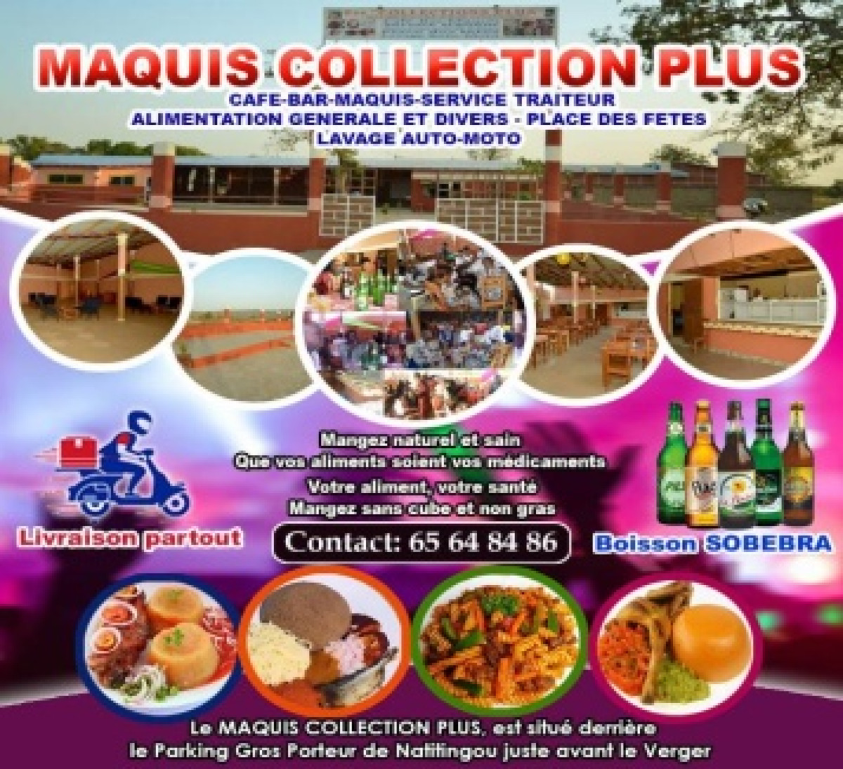 GASTRONOMIE A NATITINGOU : Le Maquis « Collection Plus » à visiter absolument