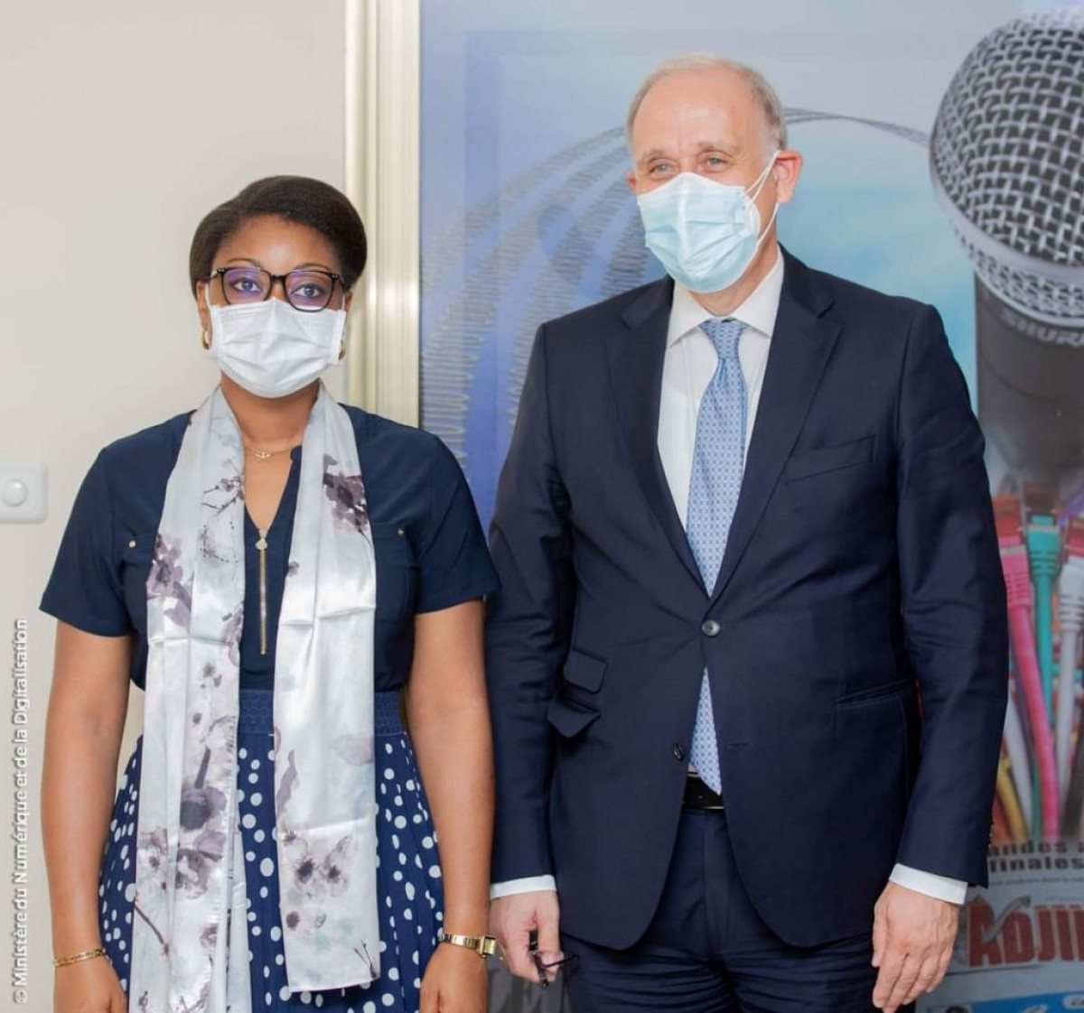 DEVELOPPEMENT DU SECTEUR DU NUMERIQUE AU BENIN : L&rsquo;ambassadeur Derus au cabinet de Aurélie Adam Soulé