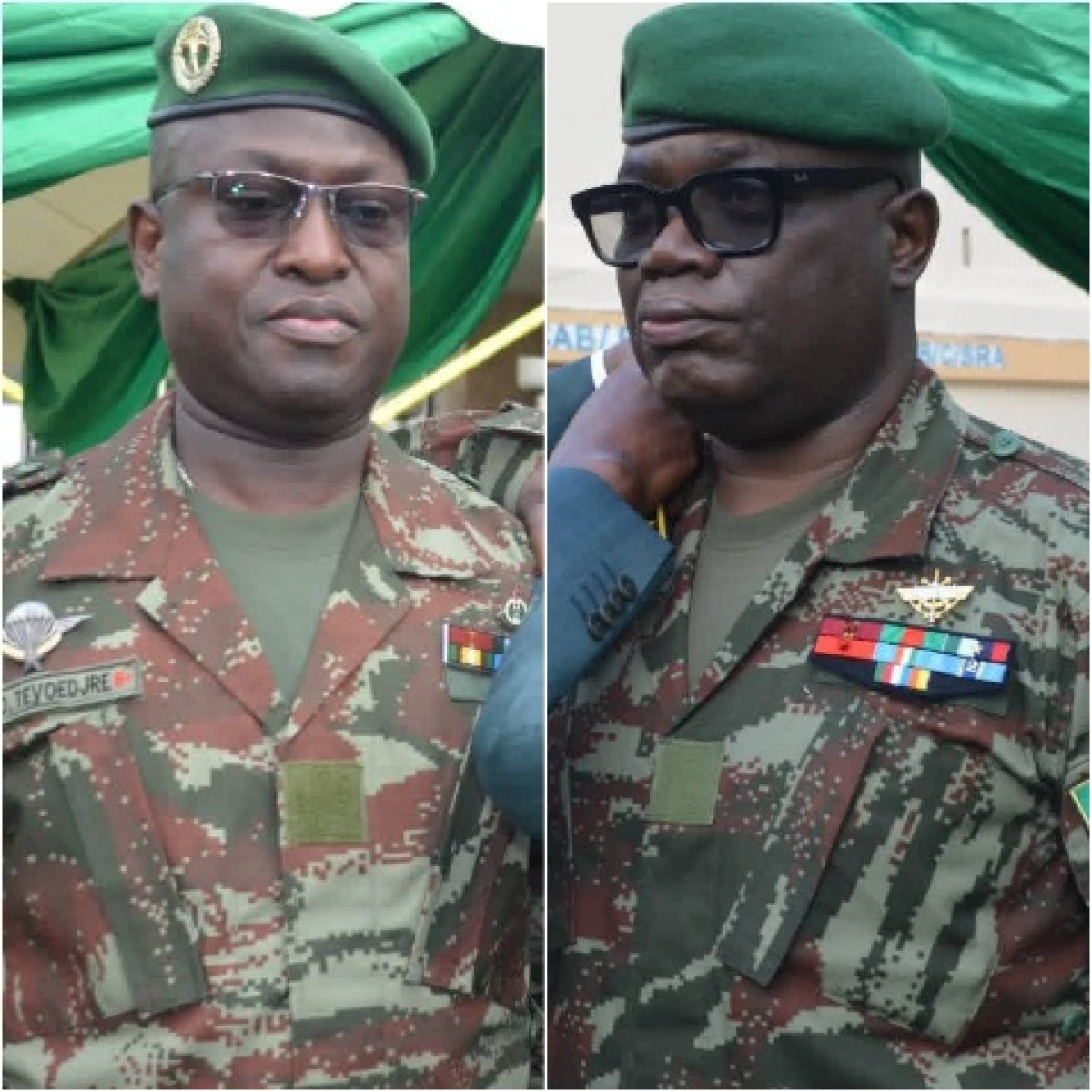 Pour leur bravoure et patriotisme: Fructueux Gbaguidi et Dieudonné Tévoédjrè reçoivent de nouvelles étoiles