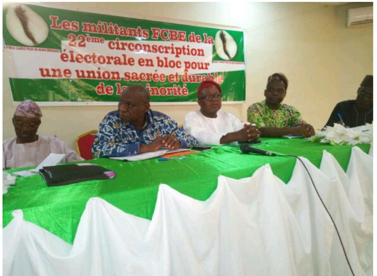 COORDINATION DU PARTI FORCES CAURIS POUR UN BÉNIN ÉMERGENT : Le bureau de la 22e circonscription électorale officiellement installé