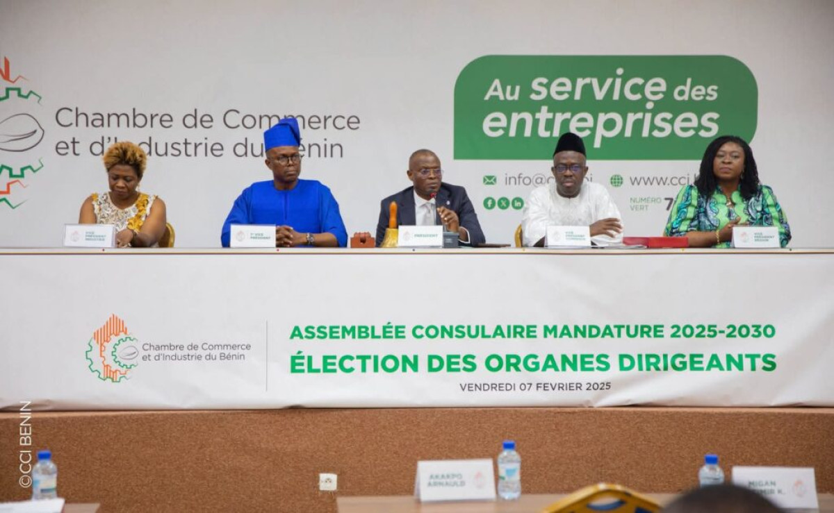 Mandature 2025-2030 de la cci-Bénin: Arnauld Akakpo réélu Président, Kamilou Arouna 2e Vp