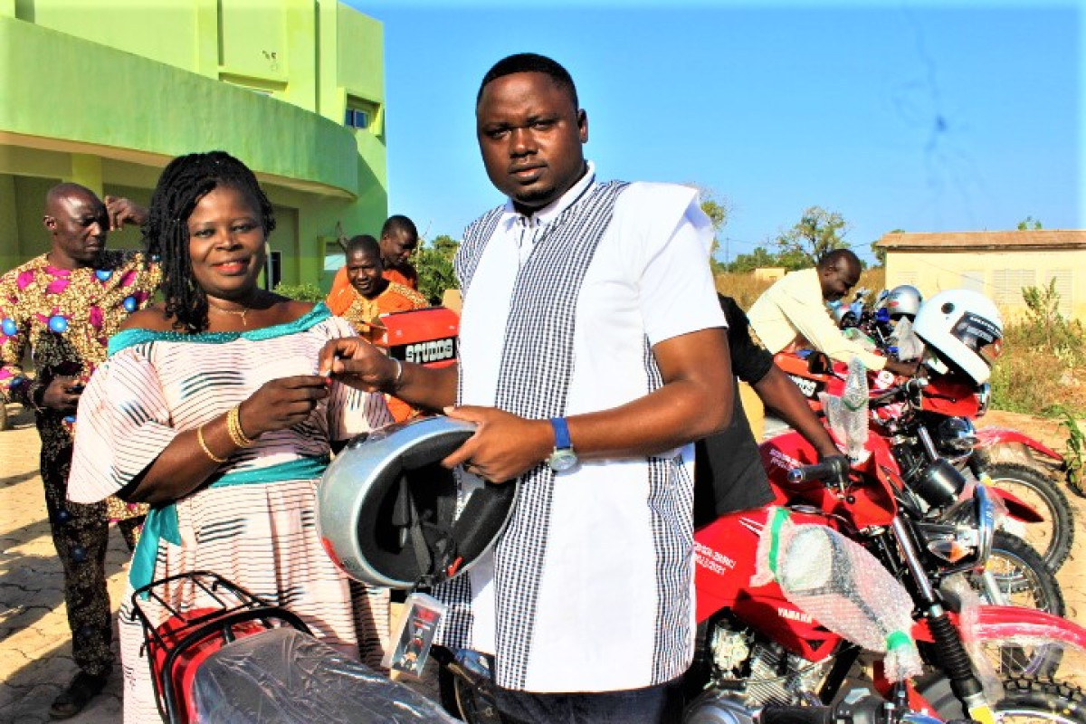 COMMUNE DE BANIKOARA : Le maire Sarako Tamou dote les chefs d’arrondissement de moyens roulants