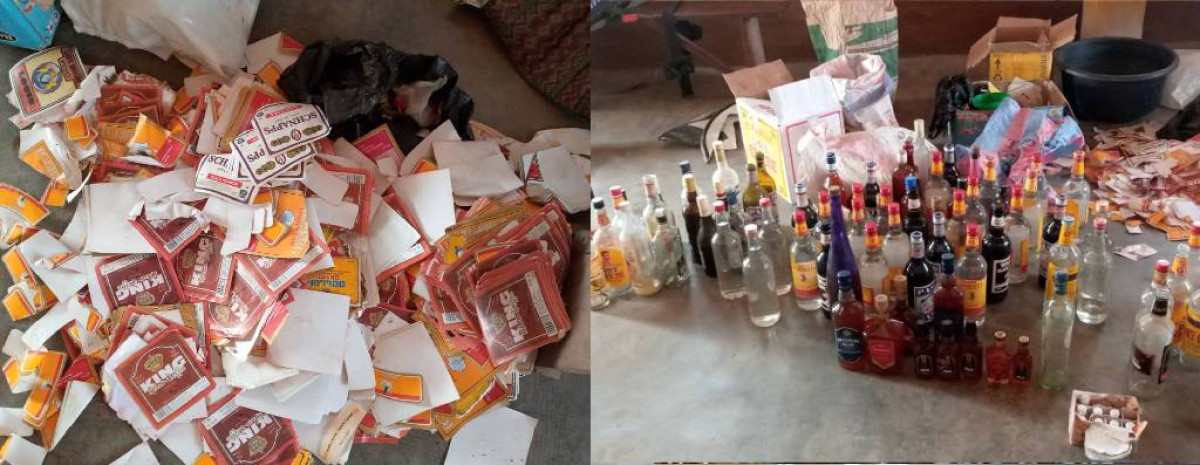 ARRONDISSEMENT DE SANSON À TCHAOUROU :  Un réseau de fabrication de boissons frelatées démantelé 