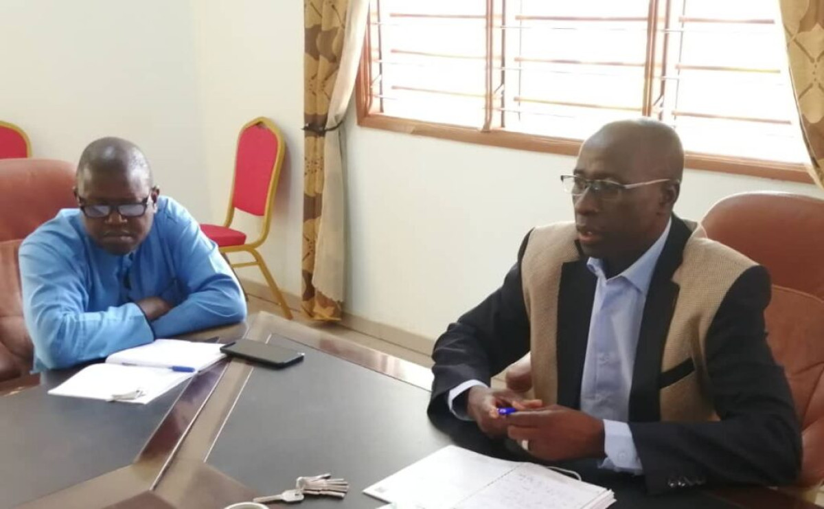 PROJET DE DEVELOPPEMENT DES INFRASTRUCTURES ECONOMIQUES ET MARCHANDES A PEHUNCO : Le maire Orou Maré reçoit le nouveau patron Marcel Krabbendam