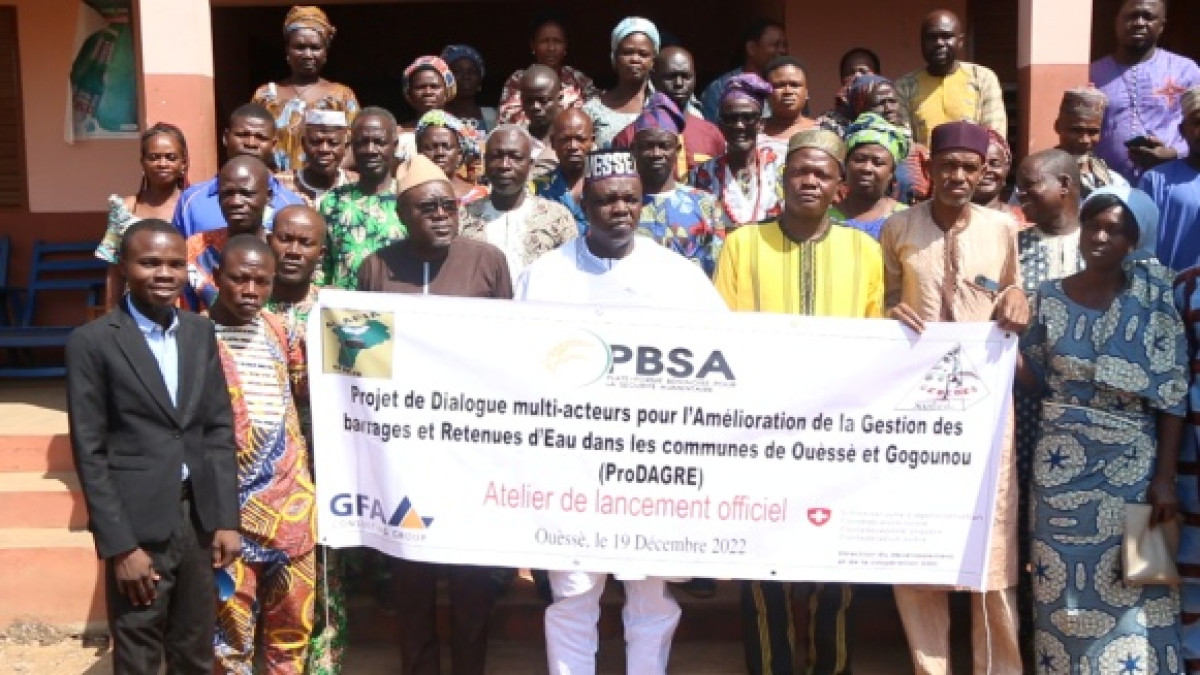 AMÉLIORATION DE LA GESTION DES BARRAGES ET RETENUES D&rsquo;EAU À OUESSE ET GOGOUNOU : La Pbsa lance un projet pour le développement socioéconomique