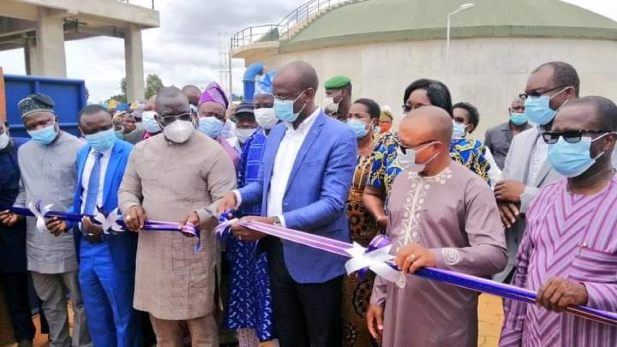 ACCES A L’EAU POTABLE : Le ministre Adambi inaugure l’ouvrage d’Abomey Calavi