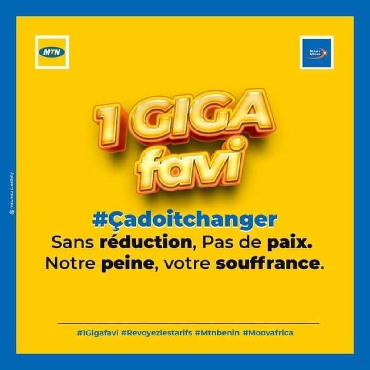 FACE A LA  MOROSITE ECONOMIQUE : Les béninois exigent la réduction du coût des forfaits internet