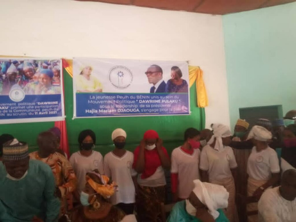 PRESIDENTIELLE DU 11 AVRIL PROCHAIN :  La jeunesse Peulh du Bénin s&rsquo;engage pour la victoire du duo Talon-Talata  • Mariam Djaouga et le mouvement « Dawriine Pulaku » sonnent la grande mobilisation à Nikki