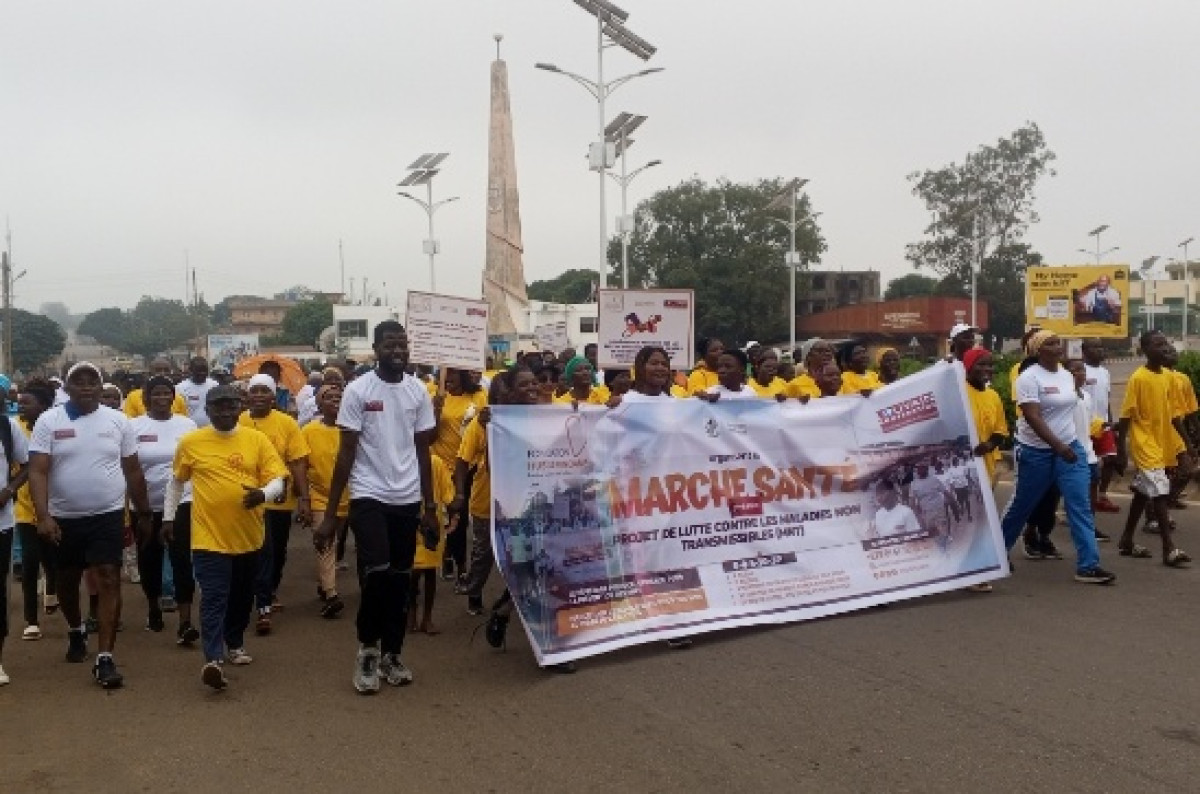 Marche santé pour prévenir les maladies non transmissibles: la Fondation Hubi & Vinciane dit non au diabète et à l'Hta