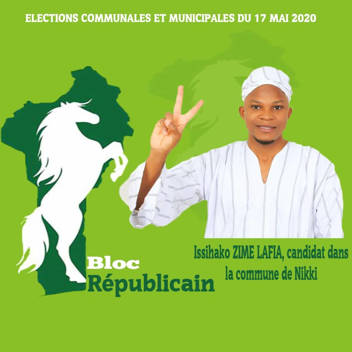 ELECTIONS COMMUNALES ET MUNICIPALES DU 17 MAI: Message du candidat Br Issihako Zimé Lafia
