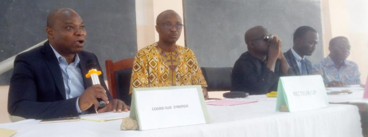 SEMINAIRE-ATELIER DU PROJET SYNERGIE BORGOU A L’UNIVERSITE DE PARAKOU : L’Iut repense la chaîne logistique du maïs et du soja . Le docteur Messan Lihoussou donne de l’espoir aux paysans