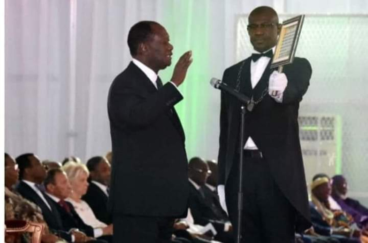 CÔTE D&rsquo;IVOIRE : Le président Ouattara investi pour un troisième mandat