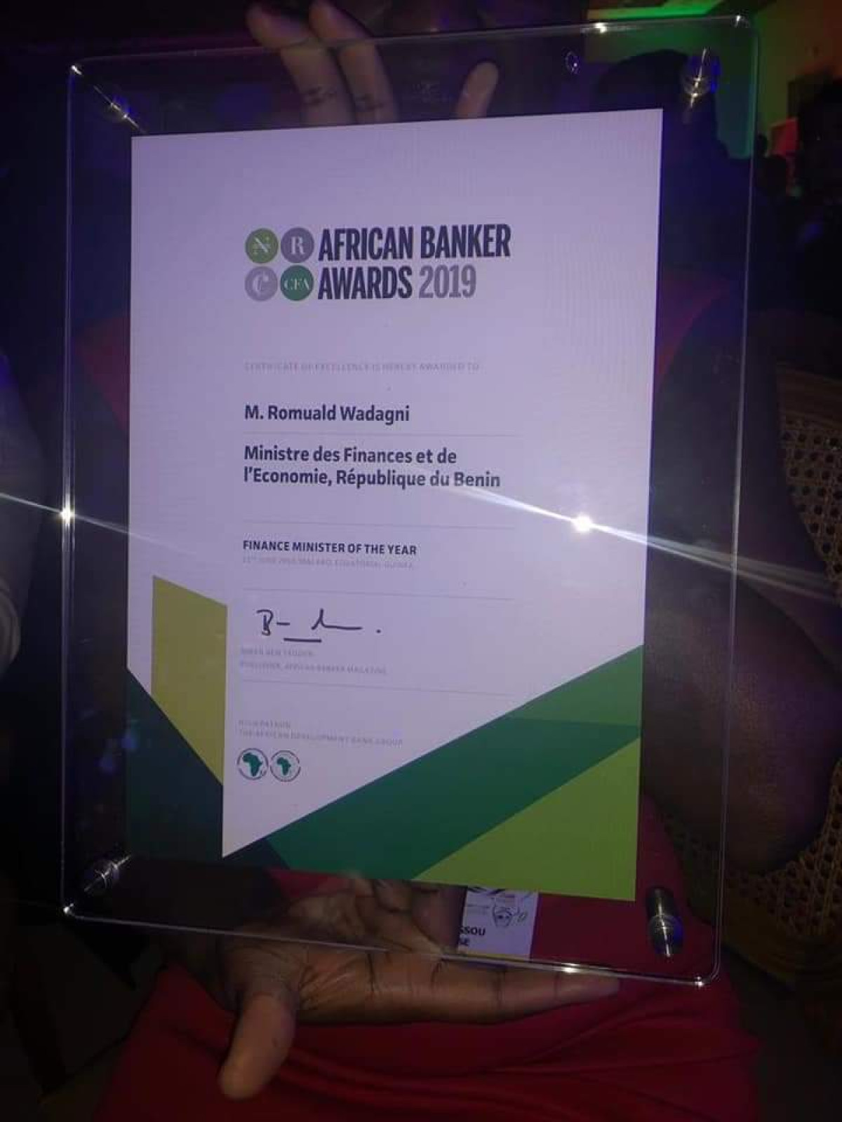 13 EDITION DE AFRICAN BANKER AWARDS :  Romuald Wadagni distingué meilleur ministre des finances de l’année