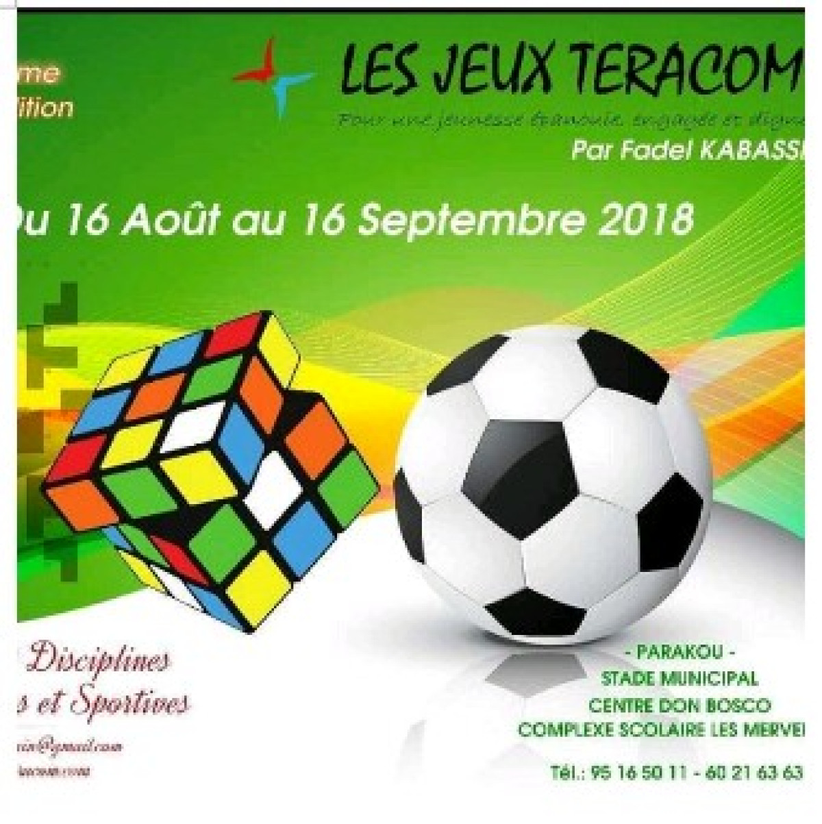 9E EDITION DES JEUX TERACOM À PARAKOU : C’est parti pour la plus grande initiative sportive à Parakou