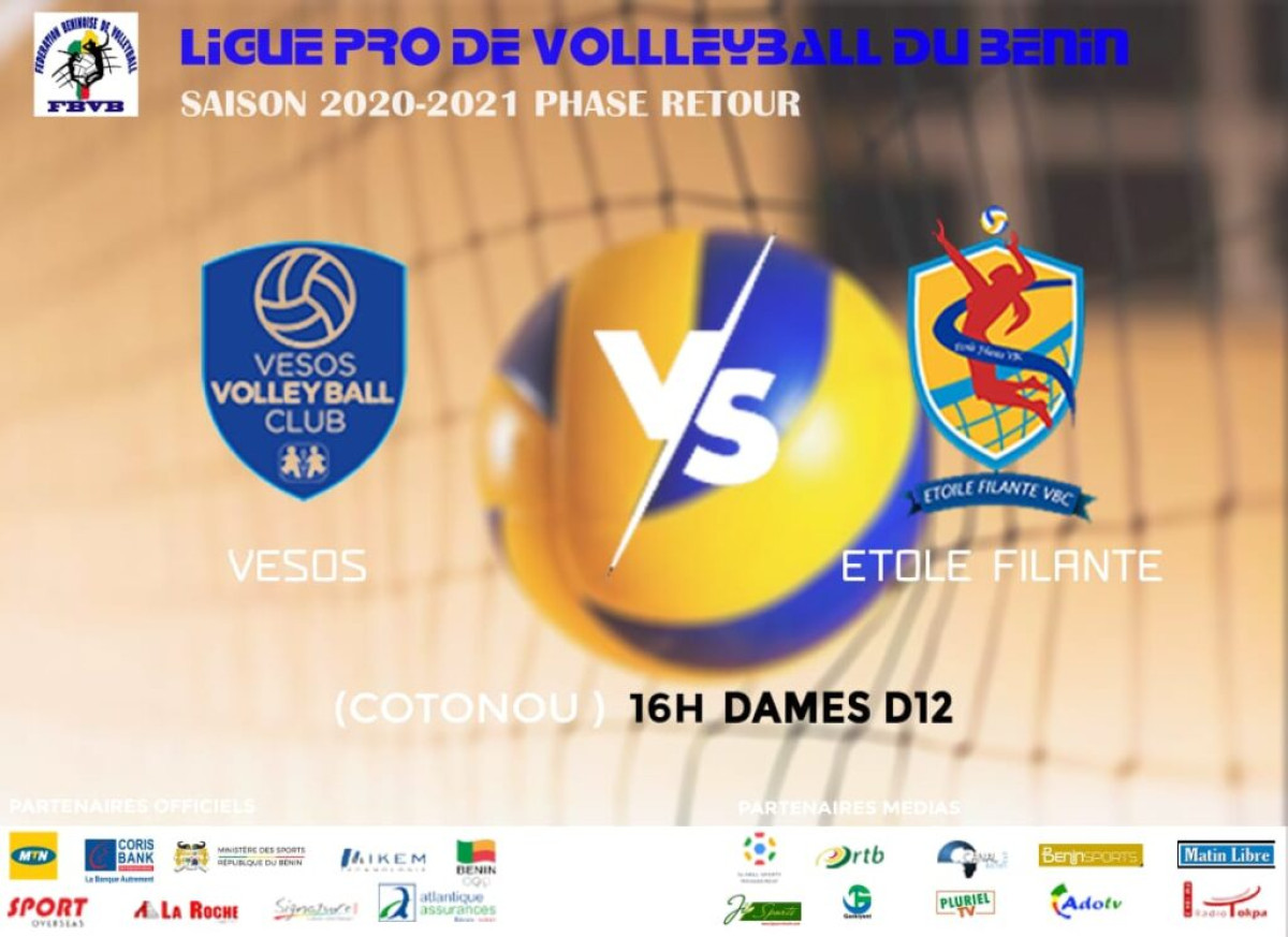 DERNIERE JOURNEE DE LA LIGUE PRO DE VOLLEYBALL DU BENIN :  L&rsquo;Usb Etoile Filante affronte Vesos de Cotonou ce samedi à 16h 