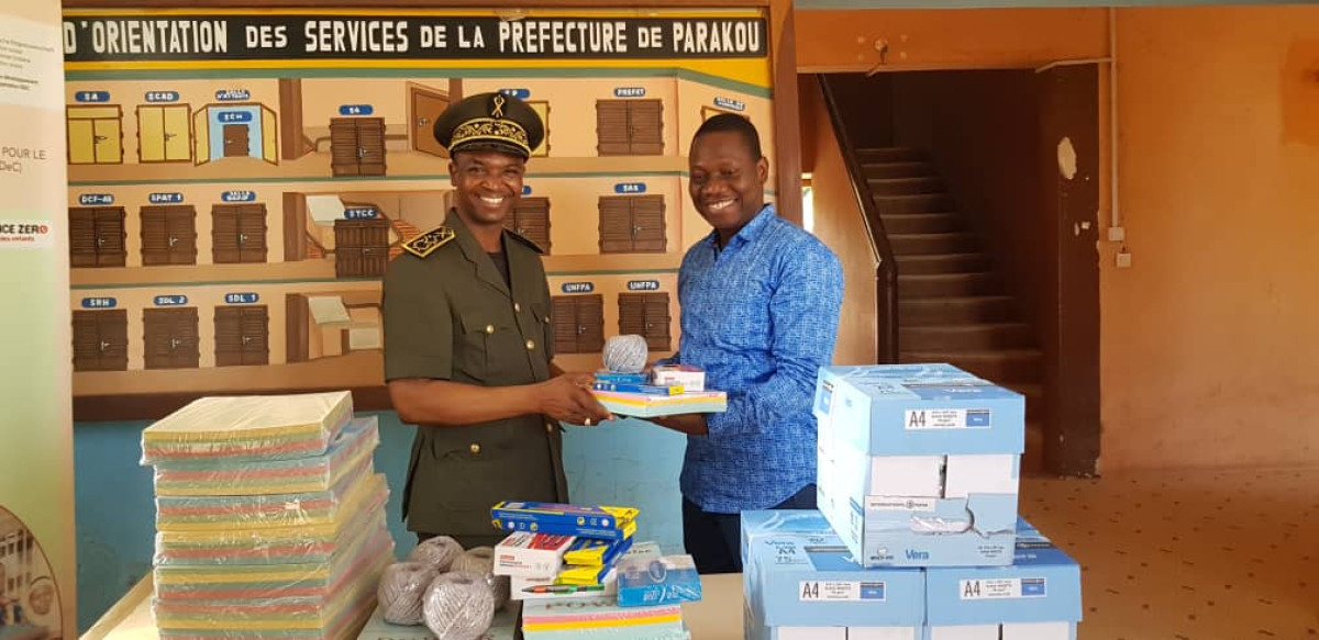 SEMAINE INTERNATIONALE DES ARCHIVES DU BÉNIN  : La préfecture de Parakou dotée de matériels d&rsquo;archivage