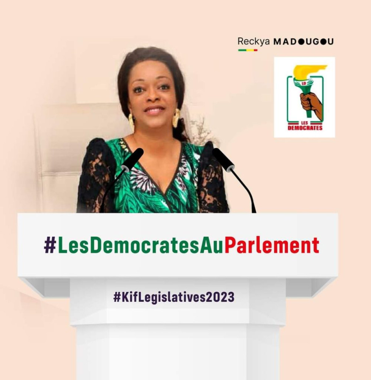 CAMPAGNE DES LÉGISLATIVES DE JANVIER 2023 : Depuis la prison, Reckya Madougou soutient le parti « Les Démocrates »