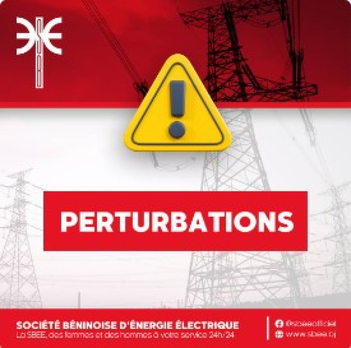 Énergie électrique dans l&rsquo;Atacora-Donga: des perturbations annoncées dans une vingtaine de localités