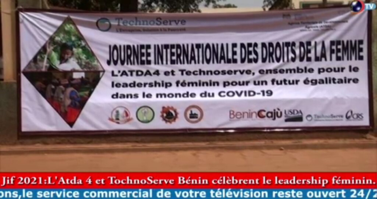 JOURNÉE INTERNATIONALE DES DROITS DE LA FEMME ÉDITION 2021: L&rsquo;Atda 4 et TechnoServe Bénin célèbrent le leadership féminin