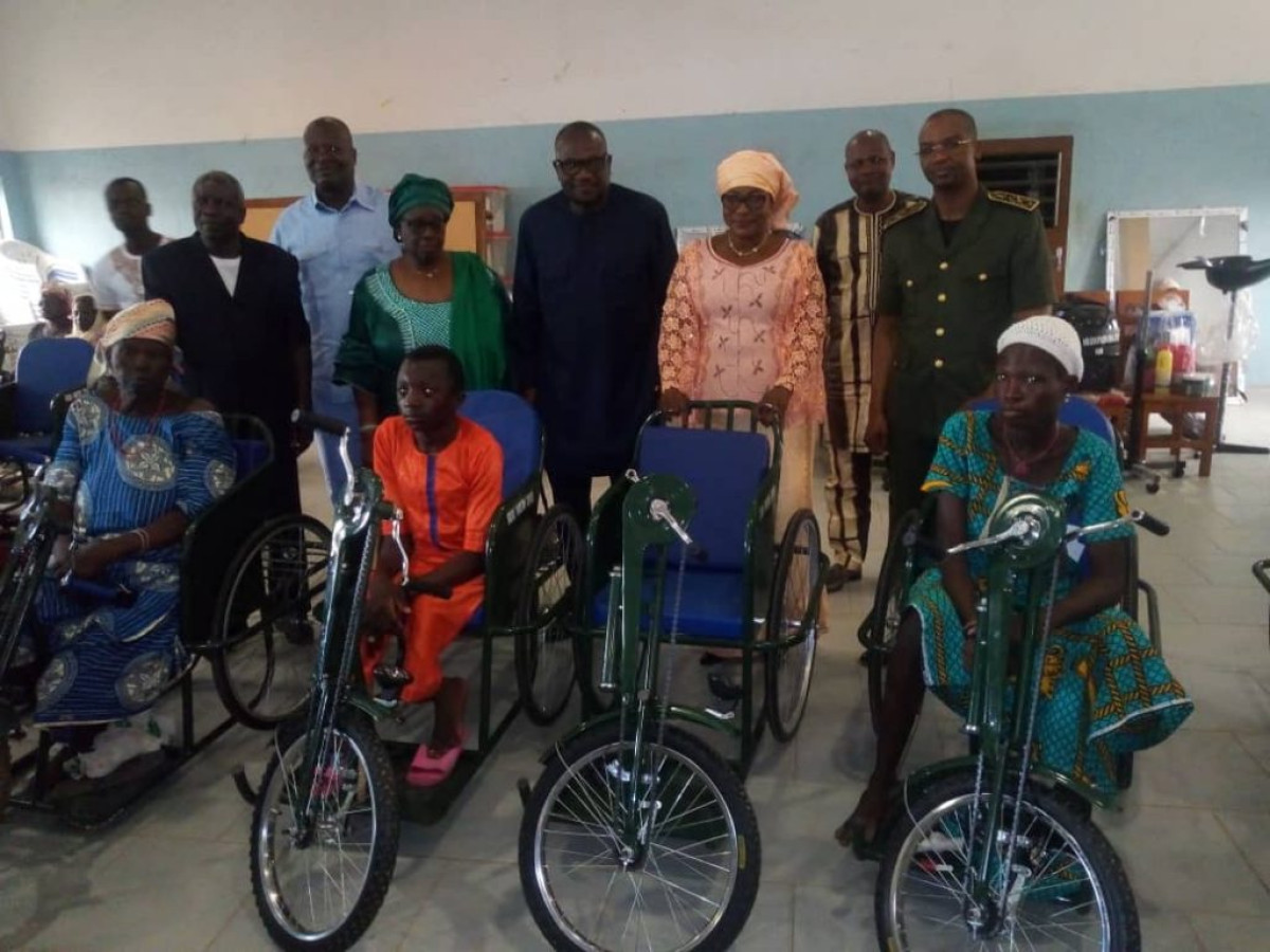 ASSISTANCE SOCIALE AUX HANDICAPES ET AUX PERSONNES DEMUNIES DU BORGOU ET DE L’ALIBORI : Le gouvernement en plein dans le social