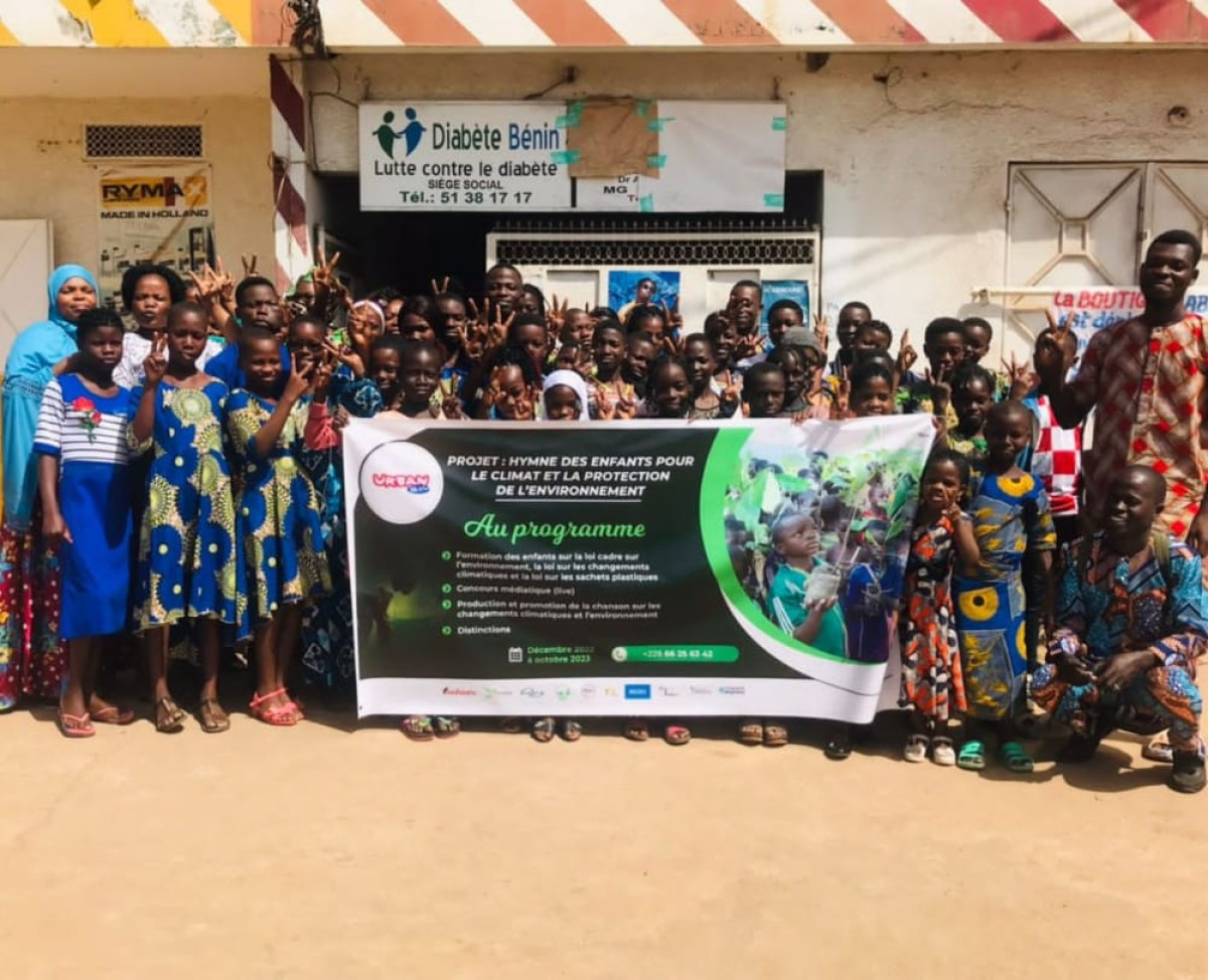 BÉNIN/PROJET HYMNE DES ENFANTS POUR LE CLIMAT ET LA PROTECTION DE L’ENVIRONNEMENT : 30 enfants sensibilisés à la préservation de l’environnement . Les finalistes du grand concours médiatique connus