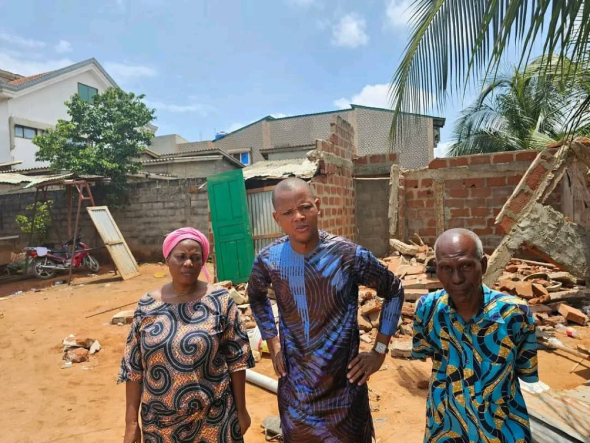 DÉMOLITION D&rsquo;HABITATIONS À ABOMEY-CALAVI : Le Conseiller municipal Arsène Yaovi appelle Talon à la rescousse  . Une vingtaine de maisons déjà rasées