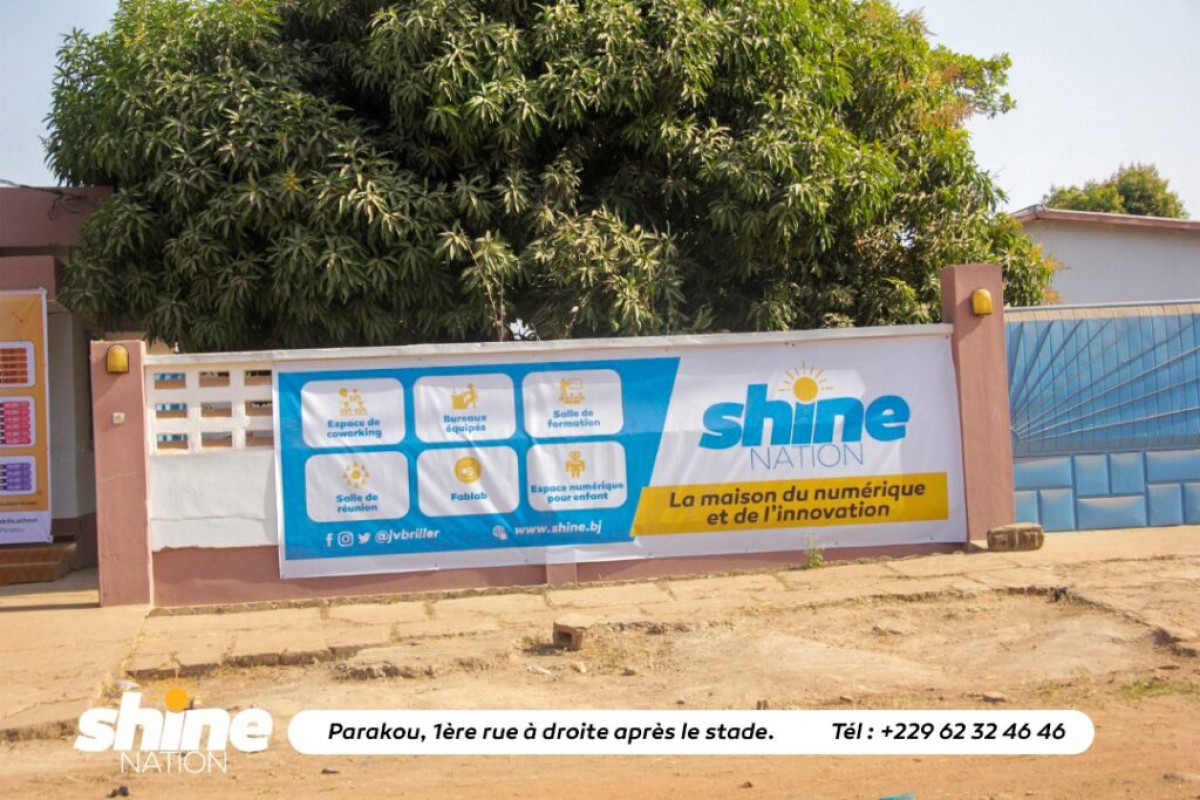 SHINE NATION : La maison du numérique et de l&rsquo;innovation ouvre ses portes à Parakou . Découvrez des bureaux, salles de réunion et de formation