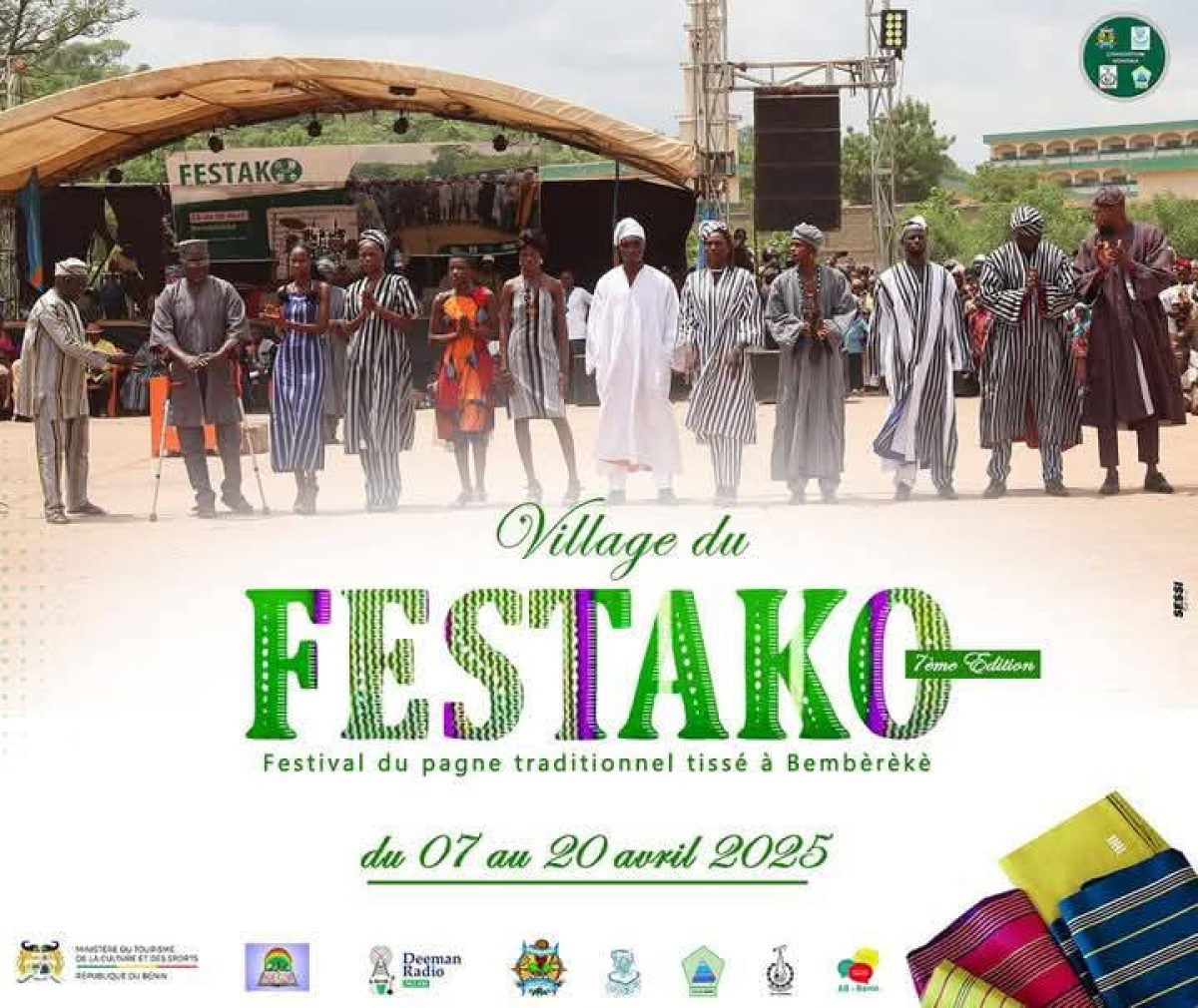 Septième édition du festako: c’est du 7 au 20 avril prochain à Bembéréké