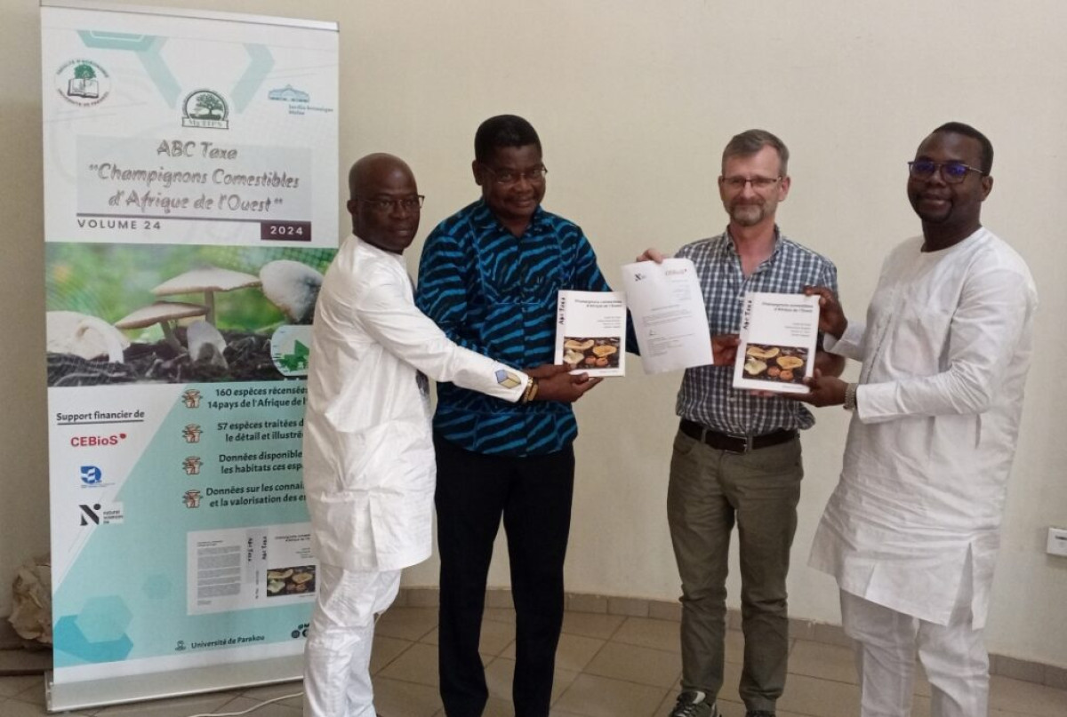 UNIVERSITÉ DE PARAKOU : Le livre Abc Taxa « champignons comestibles d&rsquo;Afrique de l&rsquo;Ouest » lancé
