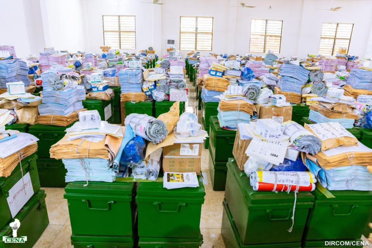 Législatives du 11 janvier 2026: la Cena déploie le matériel électoral dans les communes