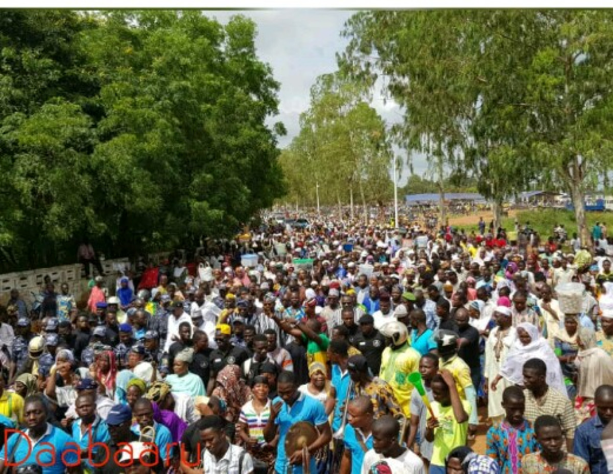 GARGANTUESQUE MOBILISATION DES POPULATIONS DE PARAKOU POUR LA RUPTURE : Parakou réaffirme sa fidélité à Patrice Talon