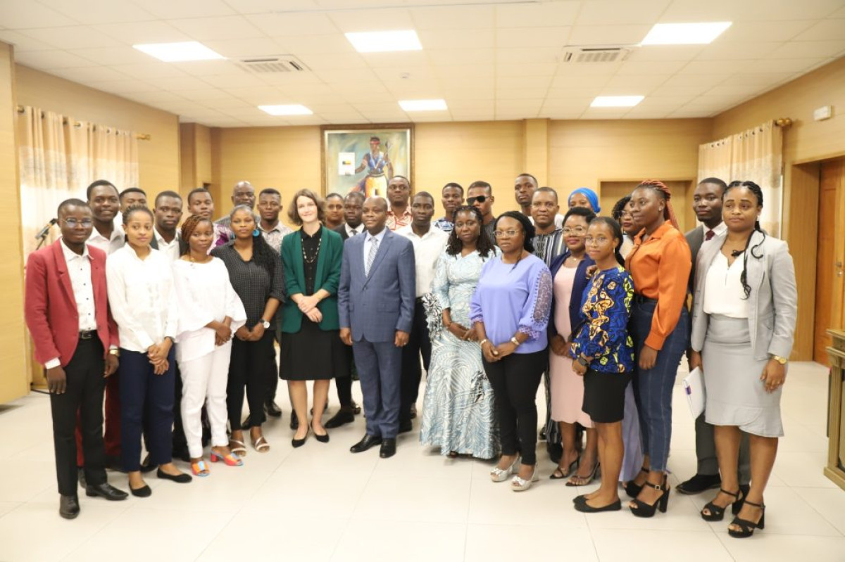 COUR CONSTITUTIONNELLE : Dorothé Sossa échange avec les jeunes leaders du Bénin