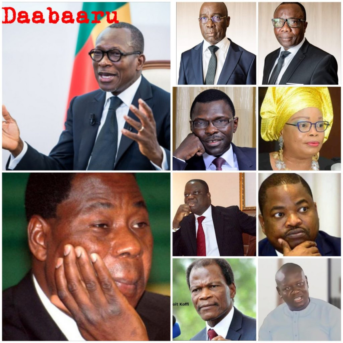 ANIMATION DE LA VIE POLITIQUE AU BENIN : Top 10 des hommes politiques ayant fait l’actualité en 2019