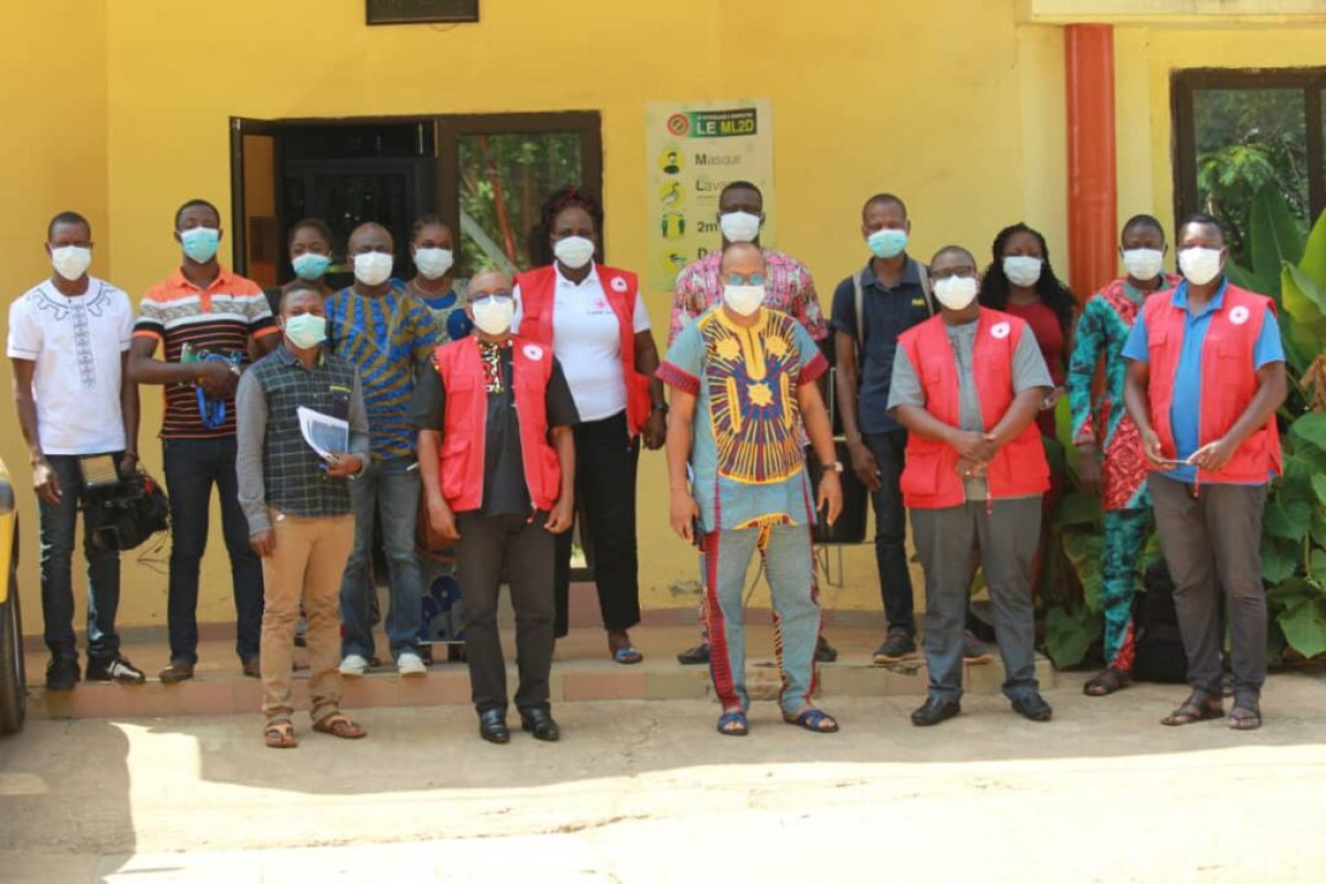 LUTTE CONTRE LA COVID-19 DANS LE BORGOU : La Croix-Rouge béninoise outille des journalistes