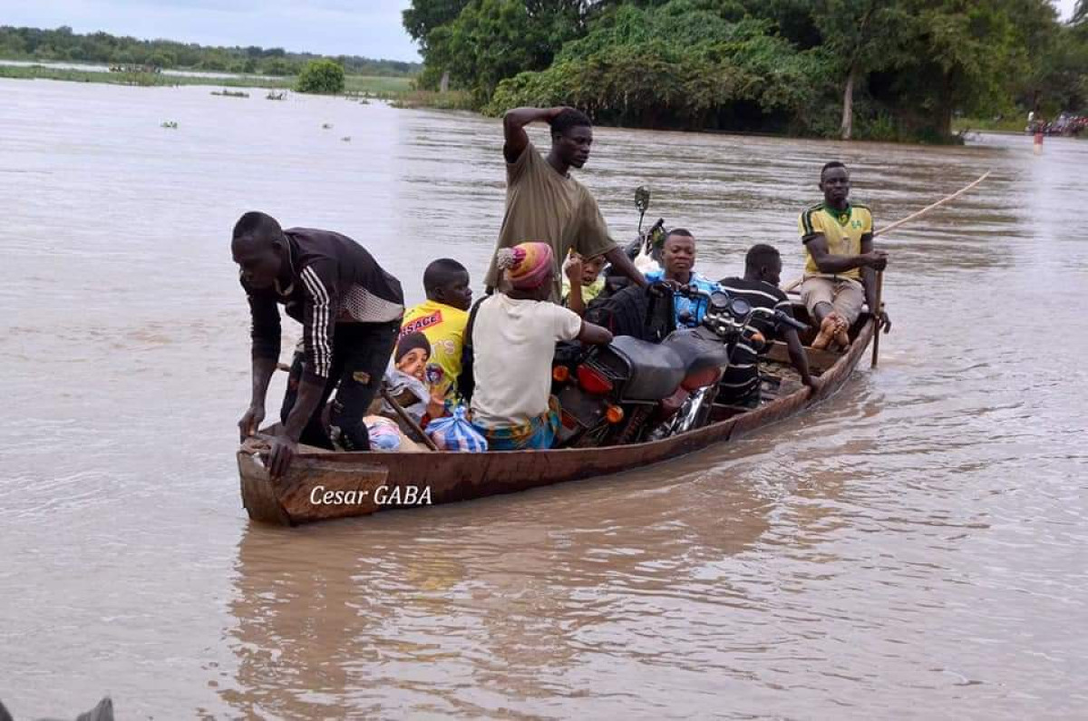 TCHAOUROU/MONTÉE DES EAUX DU FLEUVE OKPARA : Difficile de rallier Kpassa de Kika