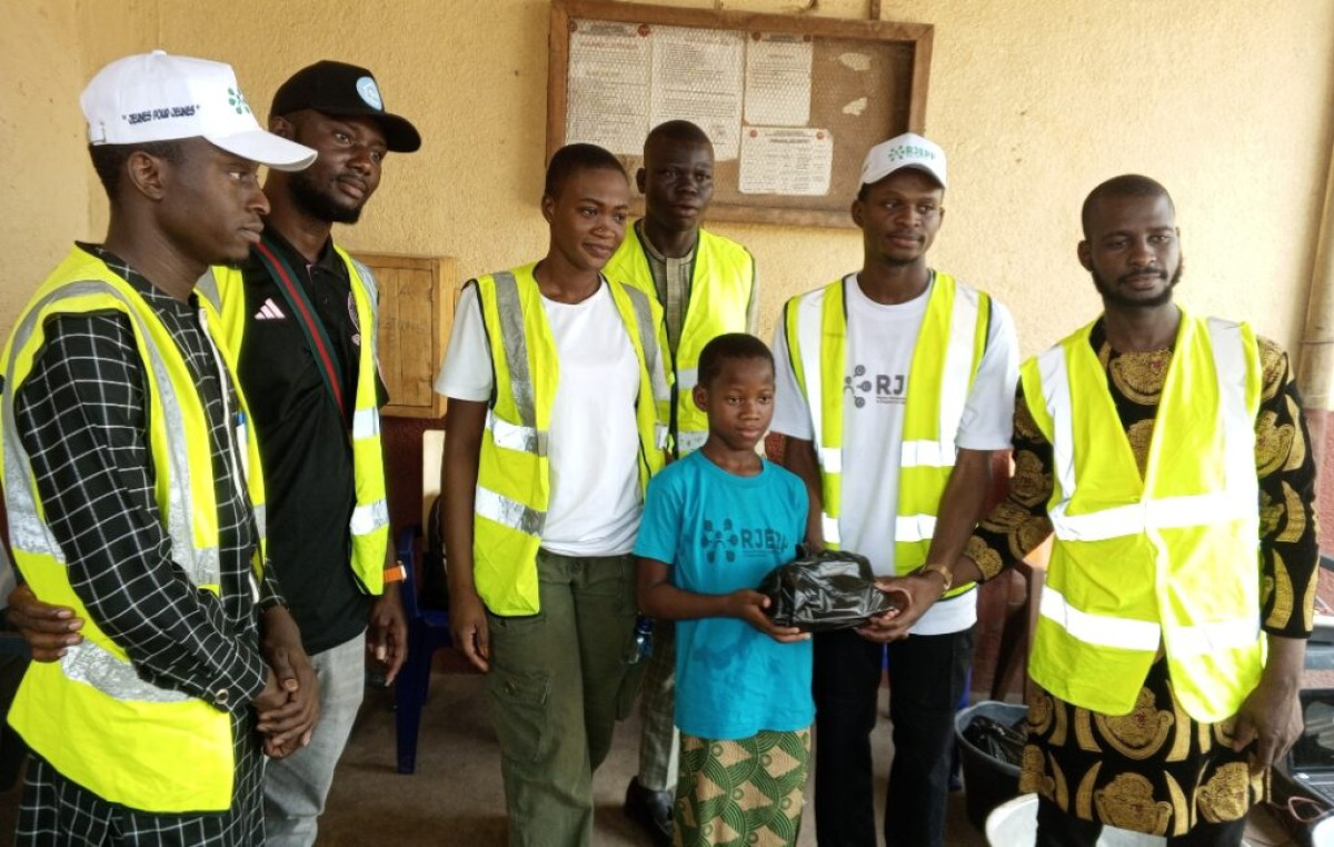 PARAKOU/ORPHELINAT SAINT JEAN EUDES DE PARAKOU : Le Rjepp fait don de kits alimentaires et vêtements