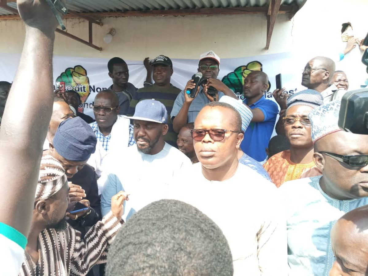 MEETING DE LA RÉSISTANCE A PARAKOU : Bain de foule réussi pour Mitokpè et sa suite