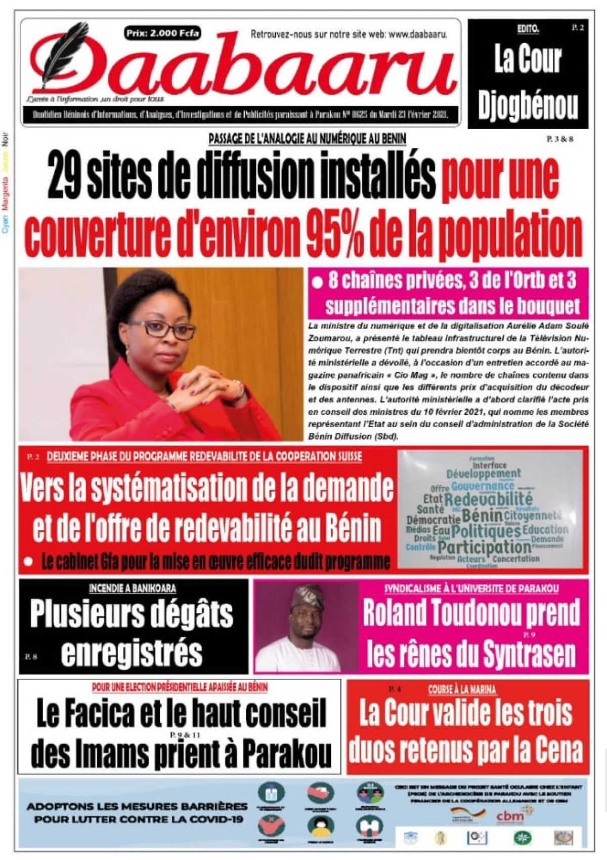 Parution du mardi 23 février 2021