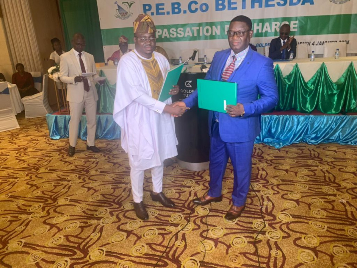 BÉNIN/DIRECTION GÉNÉRALE DE PEBCO-BETHESDA MICROFINANCE : Dr Pascal Tamegnon passe le témoin à Cyrile Hounsou