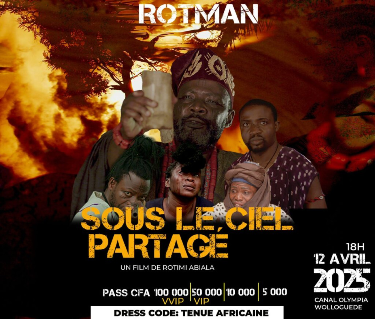 Univers cinématographique béninois: le film “Sous le ciel partagé” présenté le 12 avril