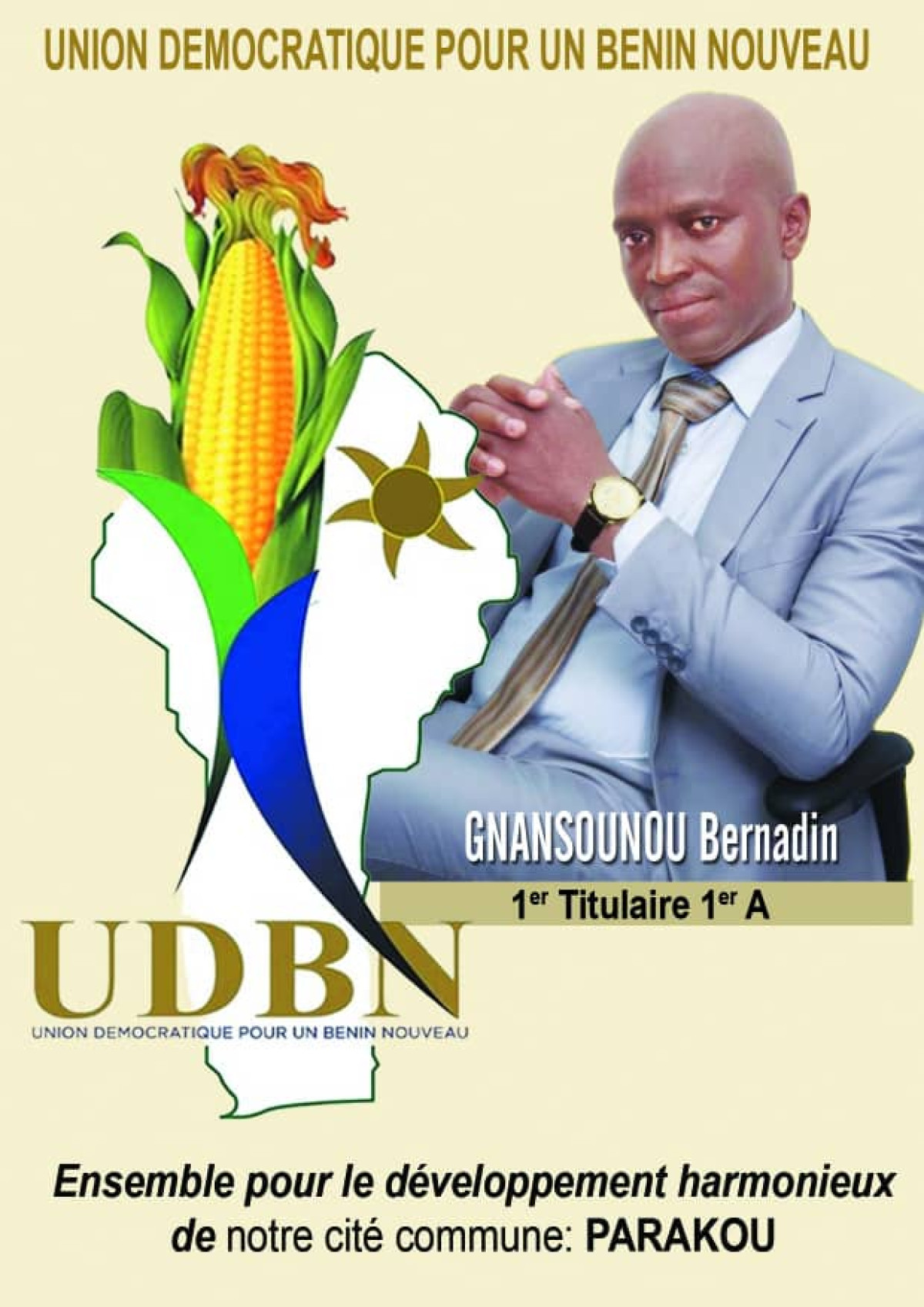 UDBN/PARAKOU : Zoom sur Bernadin Gnansouno