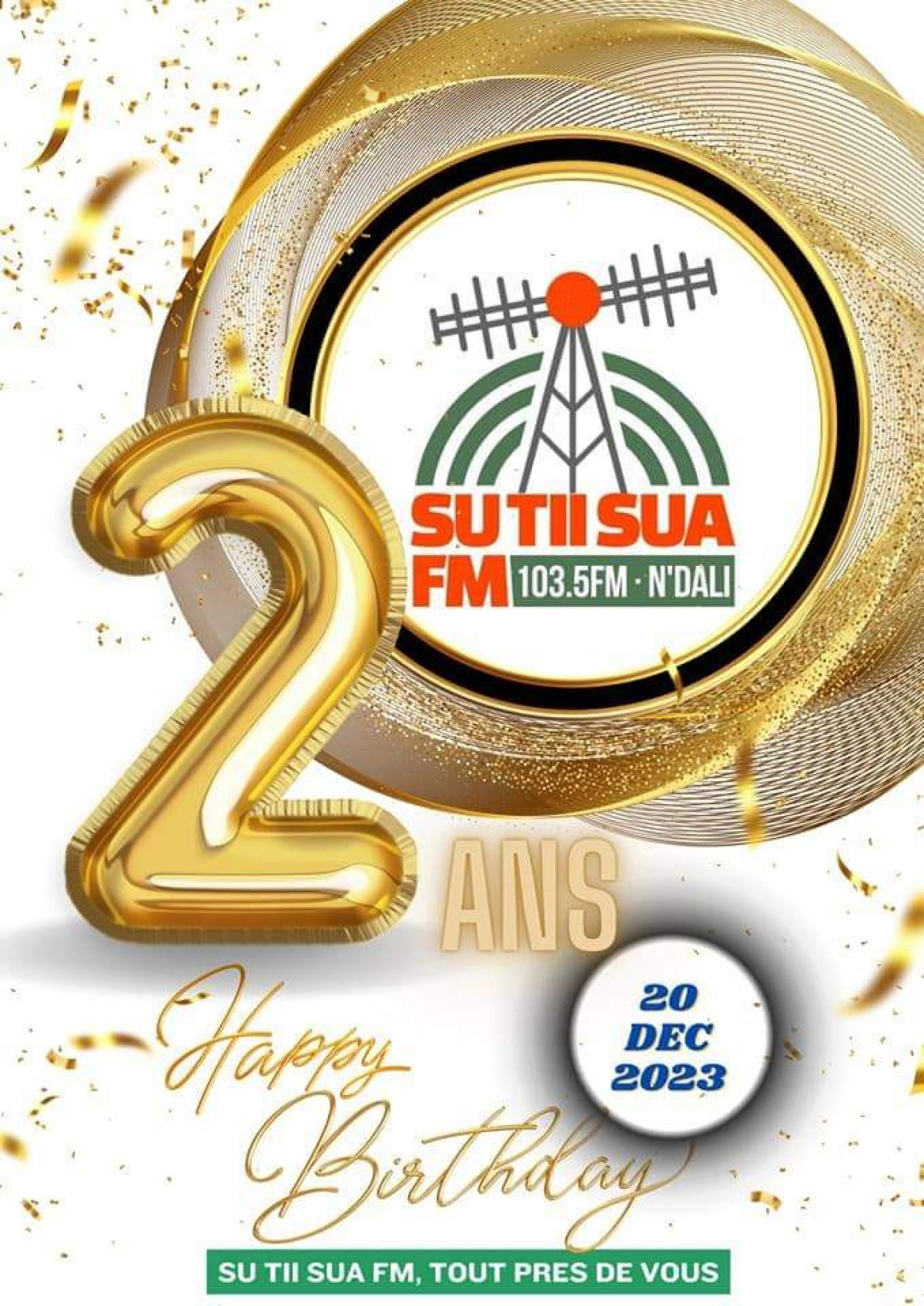 COMMUNE DE N’DALI :Su Tii Sua Fm a deux ans d&rsquo;existence