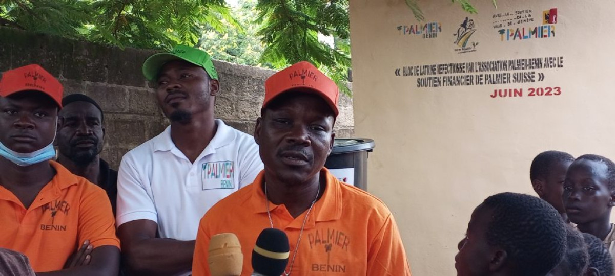 ÉCOLE PRIMAIRE PUBLIQUE CENTRE C DE PARAKOU : L&rsquo;Association Palmier Bénin réhabilite un bloc de latrines