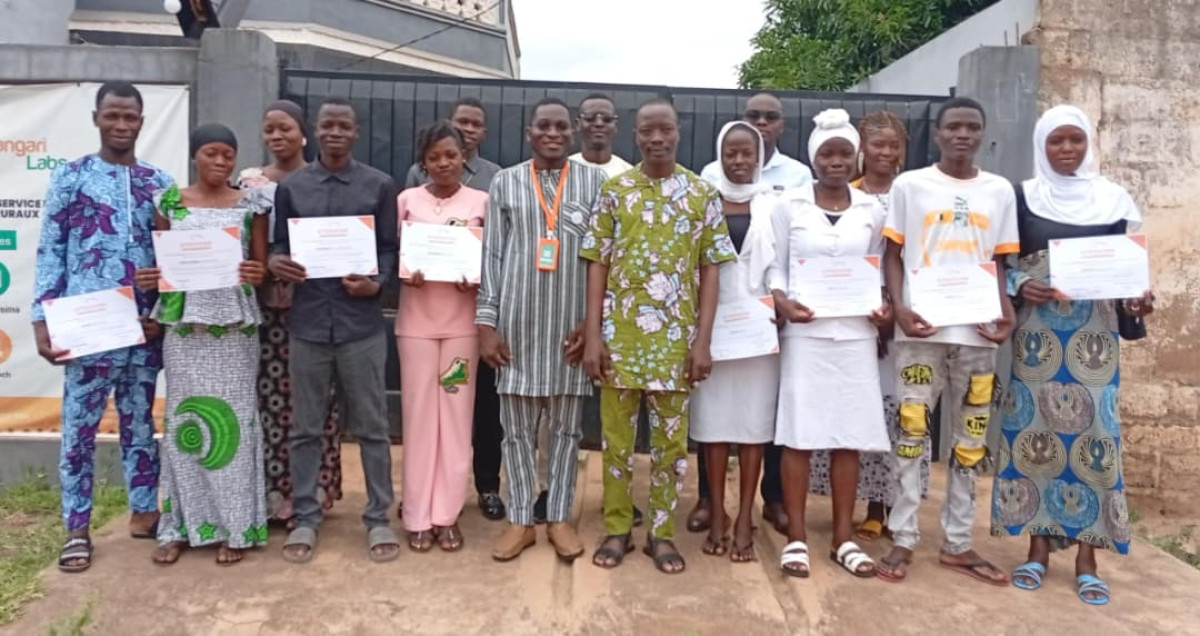 Grâce à Orou Kouman, Nouhoun et Ougnero :Quinze étudiants de Kouandé formés en entrepreneuriat et informatique