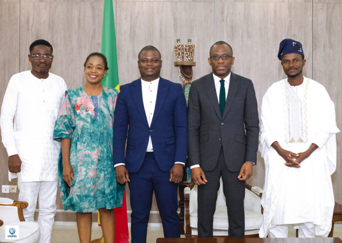 AUDIENCE AU MINISTÈRE DES AFFAIRES ÉTRANGÈRES : Olushegun Bakari promet accompagner l’Unamel-Bénin dans le fact-checking